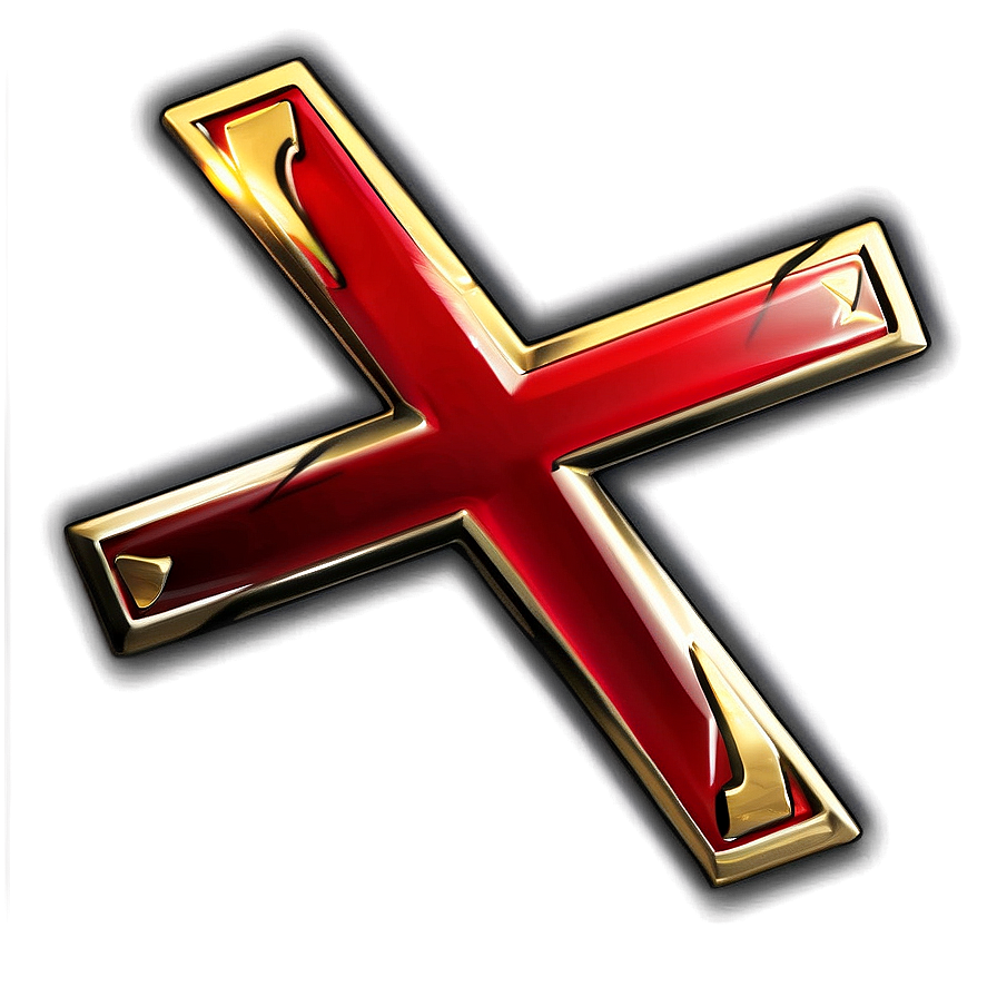 Decline Red X Emblem Png Num26