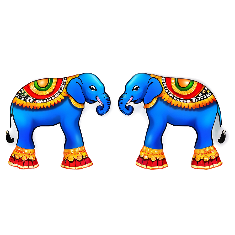 Decorated Indian Elephant Png 83