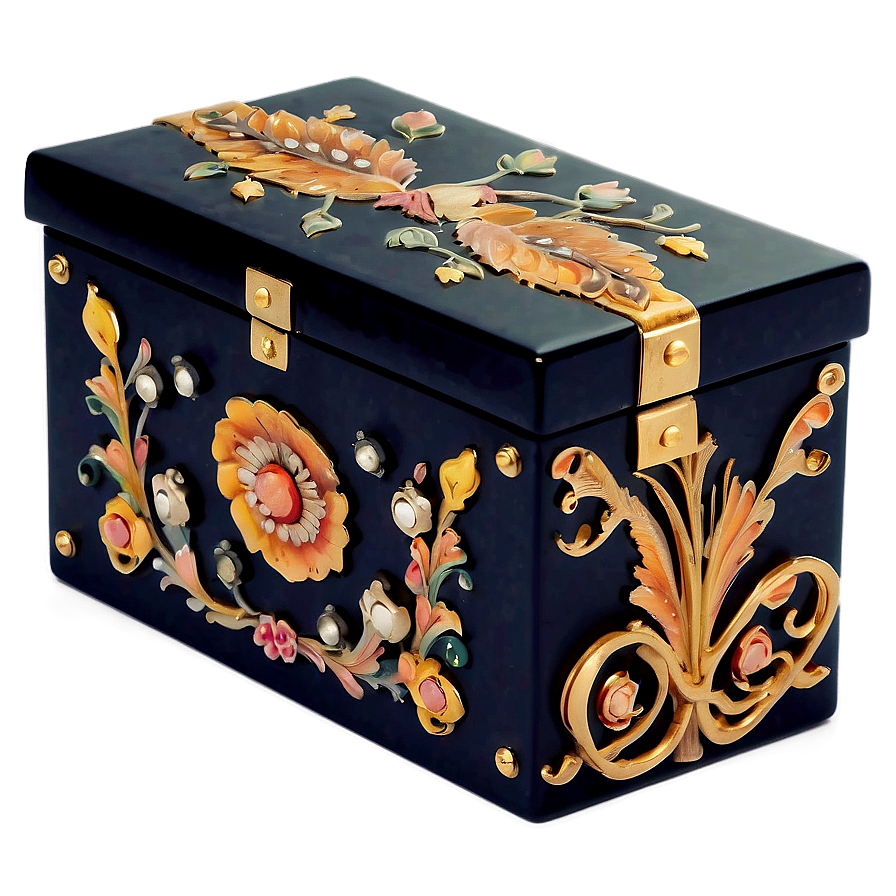 Decorative Black Box Png 60