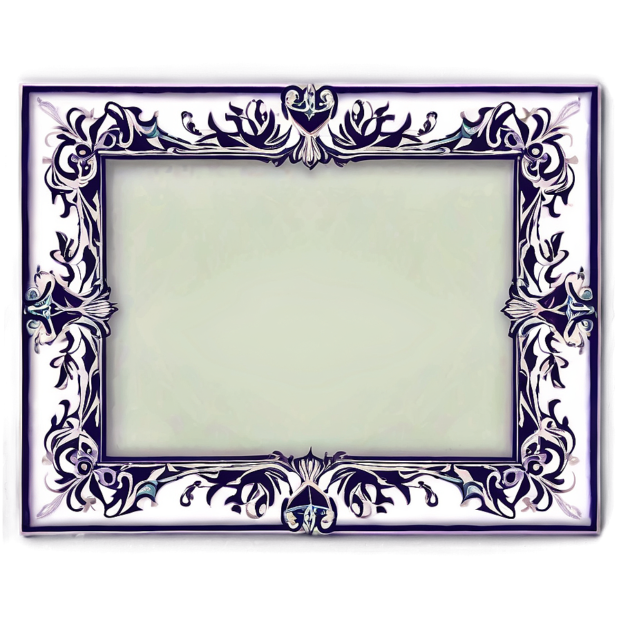 Decorative Certificate Frame Png Cda48