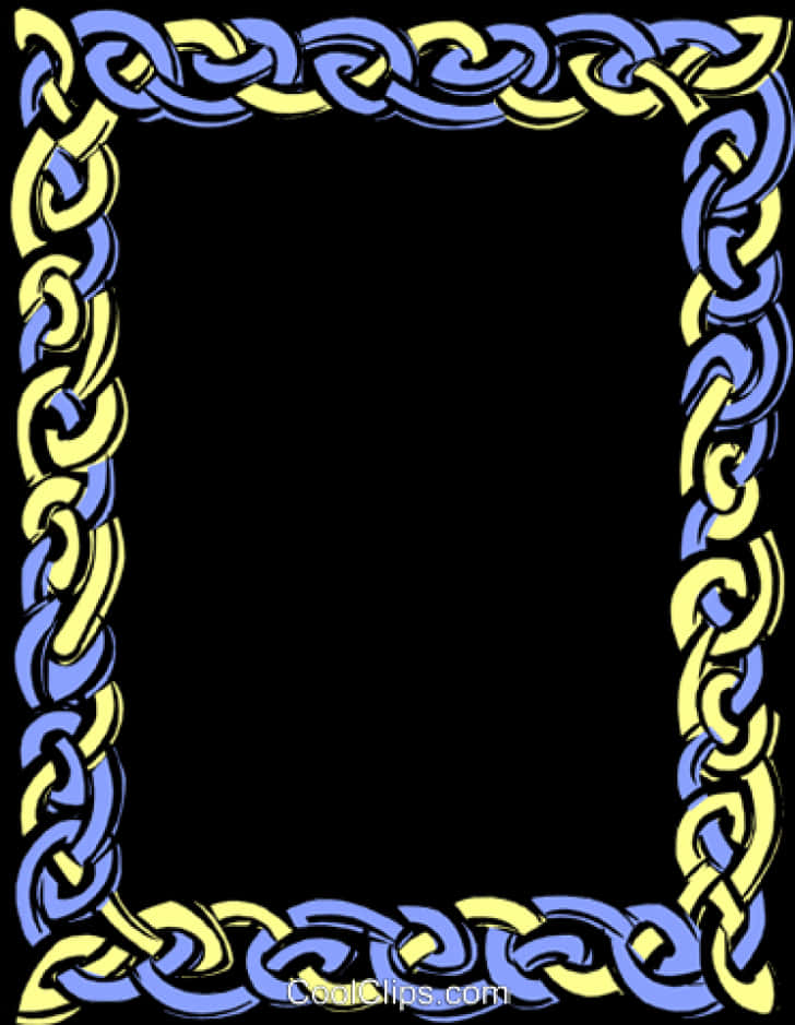 Decorative Chain Link Page Border