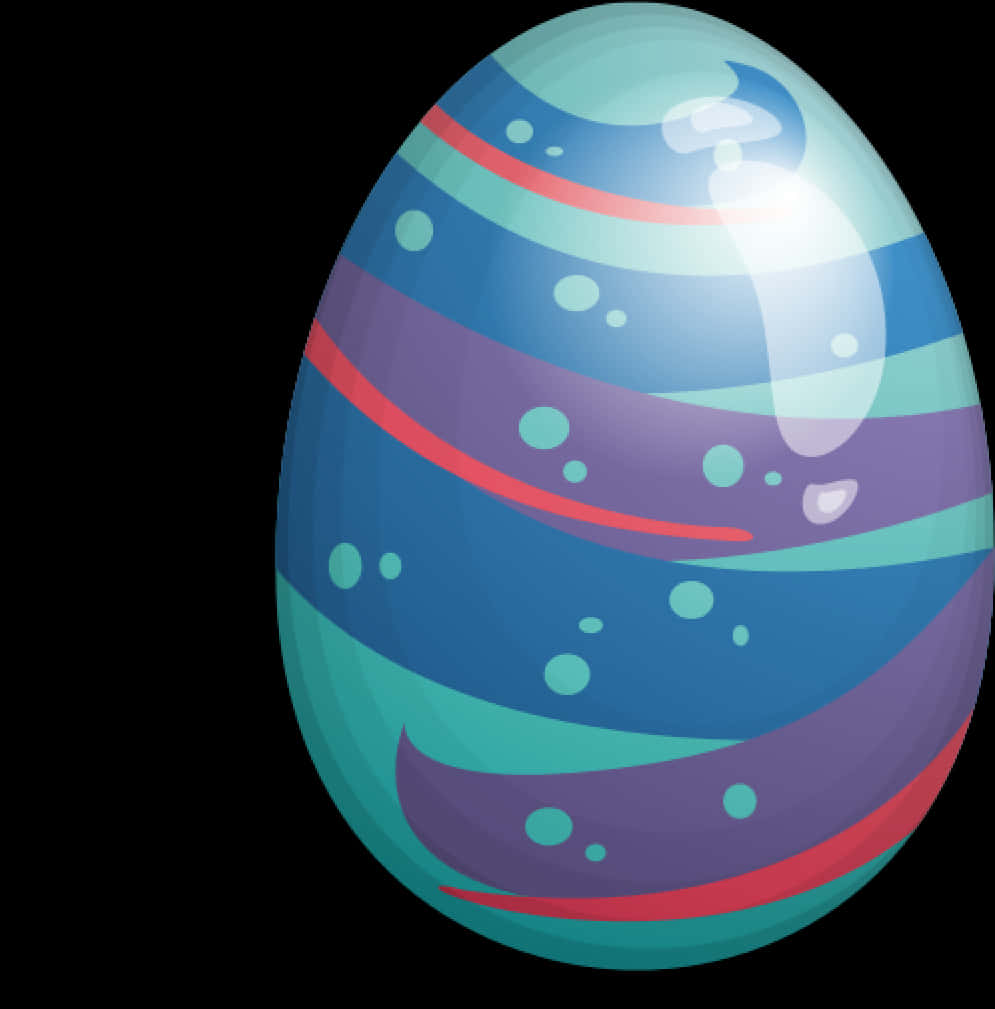 Decorative Easter Egg Graphic