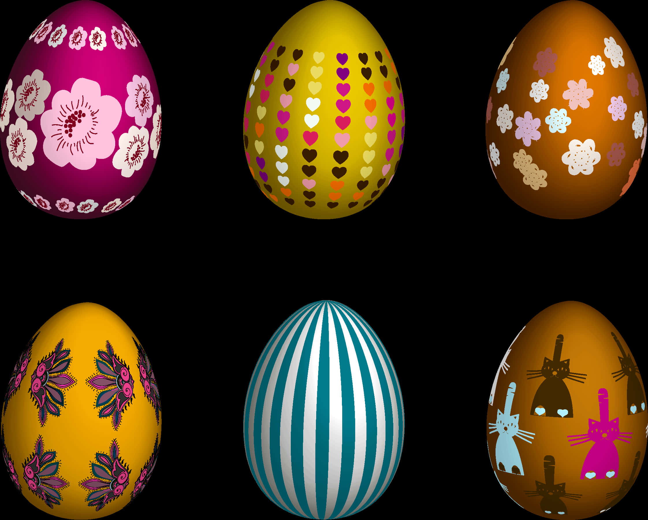 Decorative Easter Eggs Collection