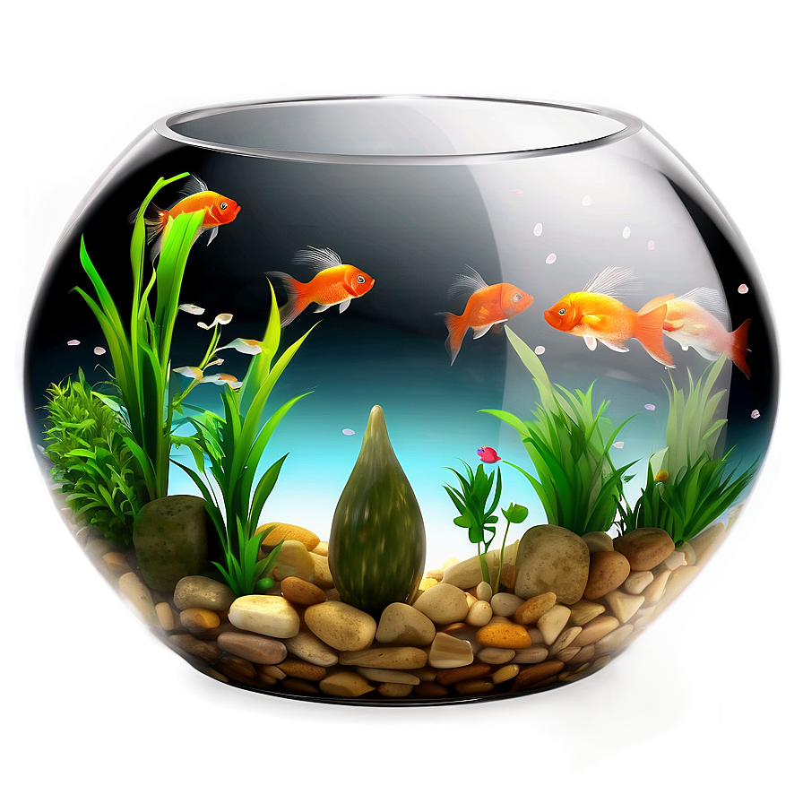 Decorative Fishbowl Png Use