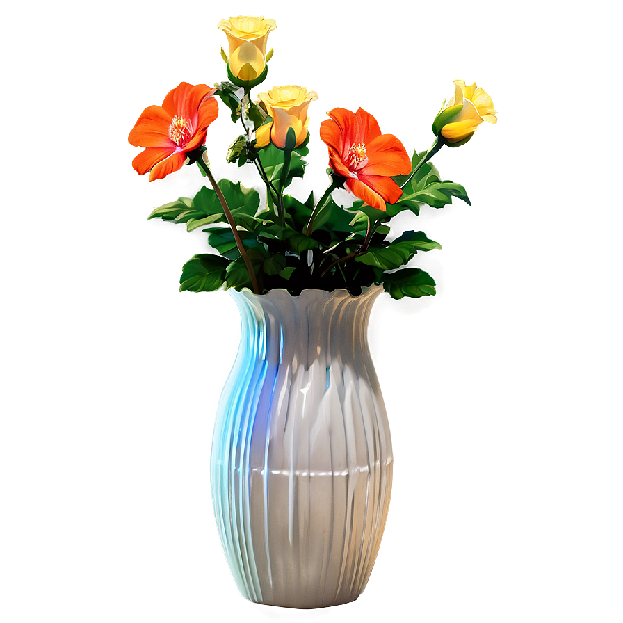 Decorative Flower Vase Png Pgp98