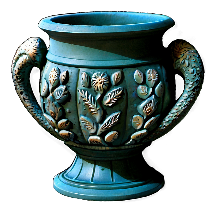 Decorative Garden Urn Png 06132024