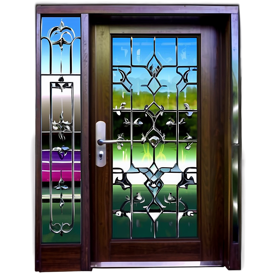 Decorative Glass Door Png Aol