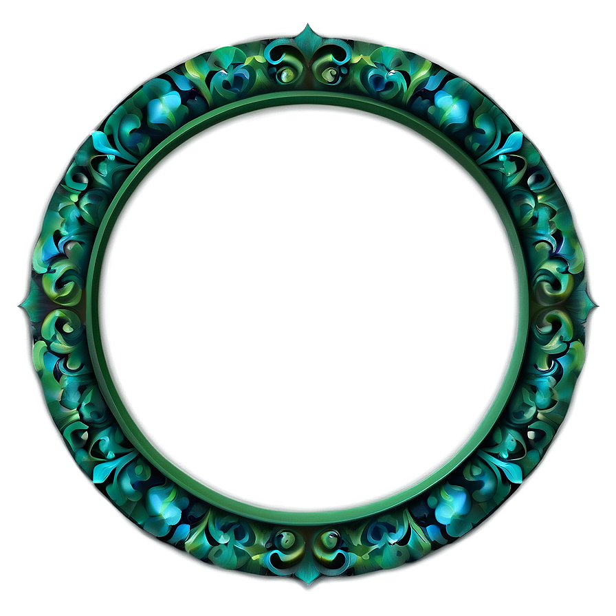 Decorative Green Frame Png Lyi