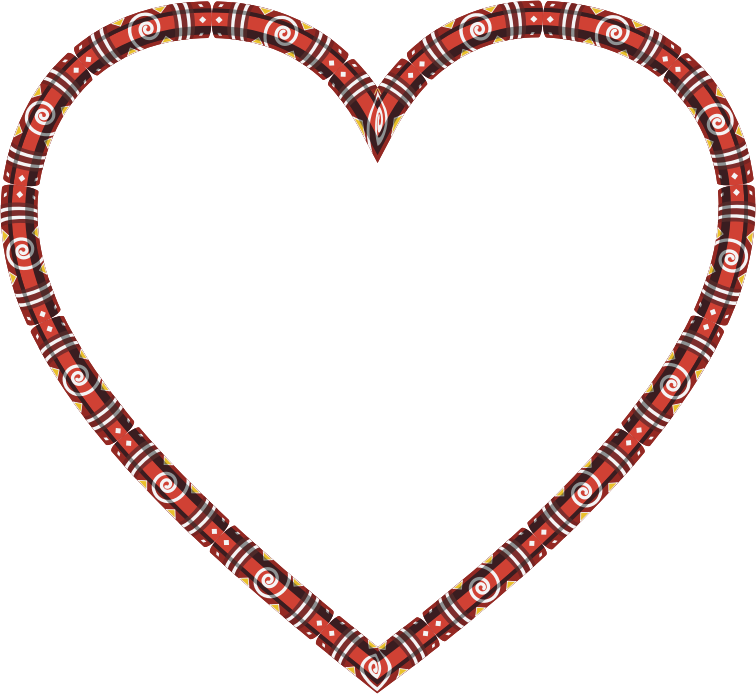 Decorative Heart Frame Design