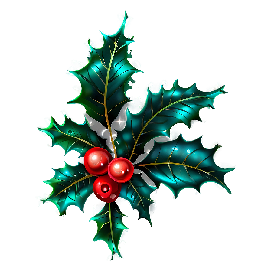 Decorative Holly Png Tuh