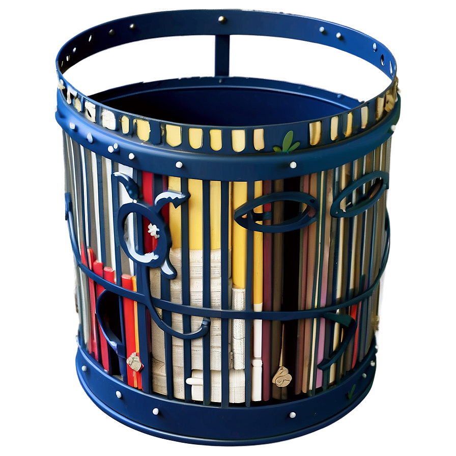 Decorative Recycling Bin Png Swd26