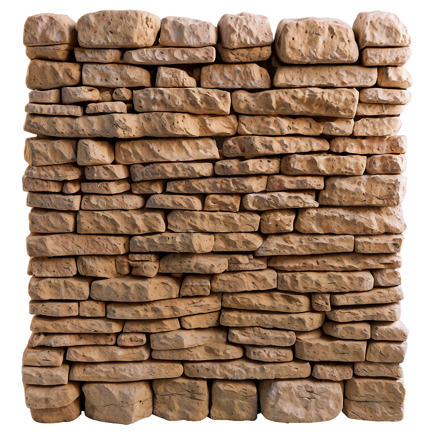 Decorative Rock Wall Png 06292024