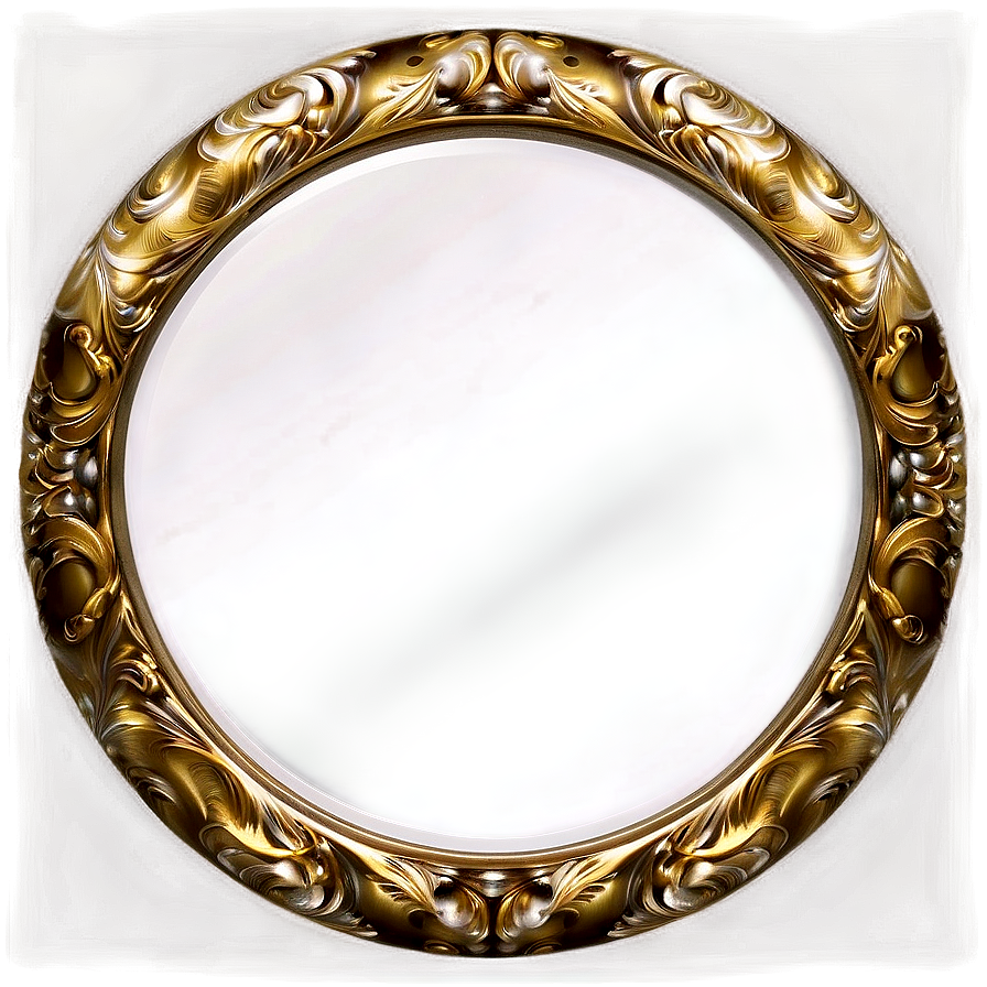 Decorative Round Mirror Png 47