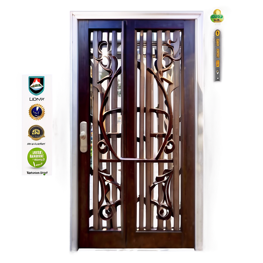 Decorative Screen Door Png Pgw58