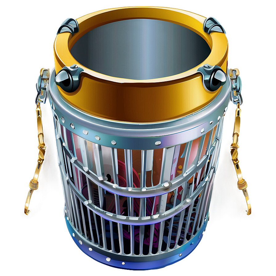 Decorative Trash Can Png 44