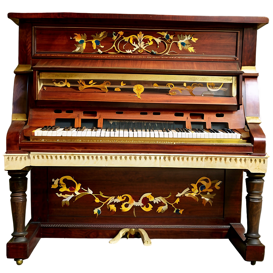 Decorative Upright Piano For Interiors Png 06272024