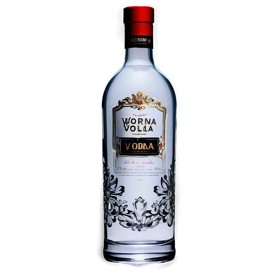 Decorative Vodka Bottle Png 06212024