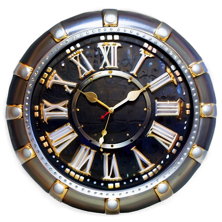 Decorative Wall Clock Png Hyw55