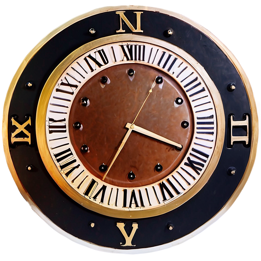 Decorative Wall Clock Png Rkc14