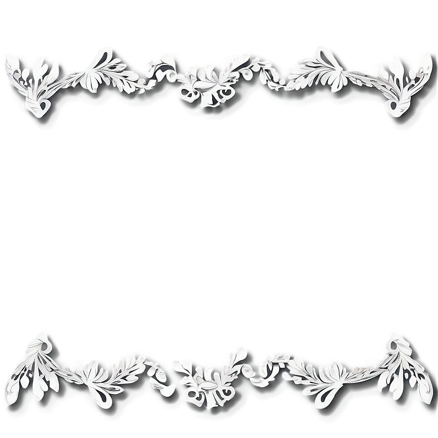 Decorative White Border Png Jow31