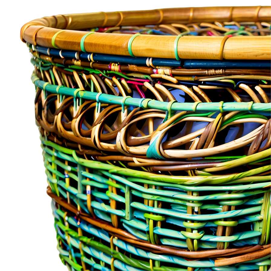 Decorative Wicker Laundry Basket Png 31