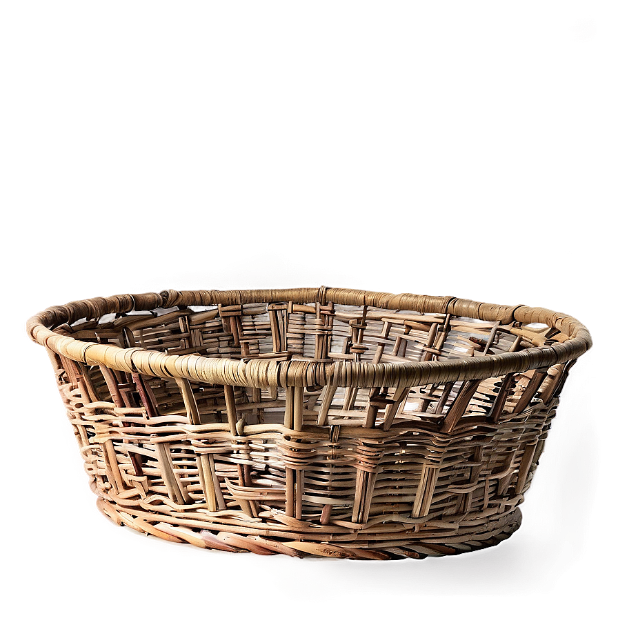 Decorative Wicker Laundry Basket Png Frk96