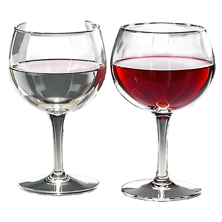 Decorative Wine Glasses For Display Png 1