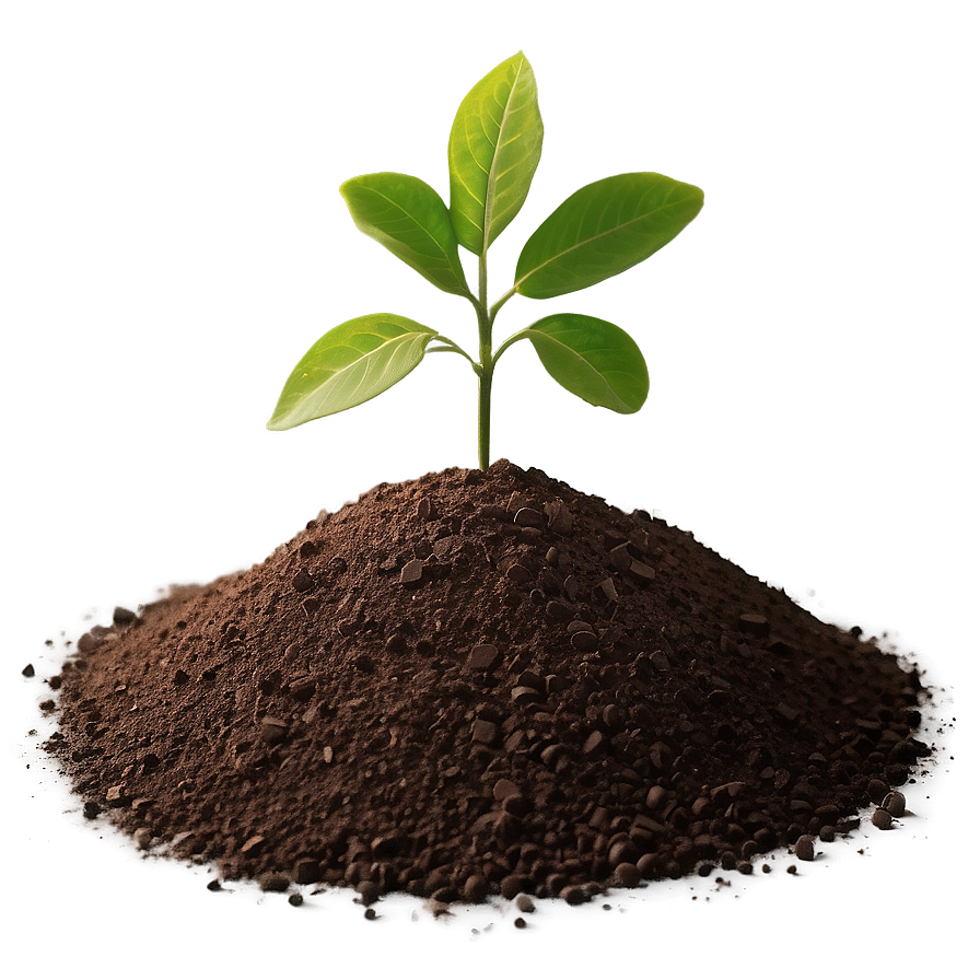 Deep Brown Earth Soil Png 81