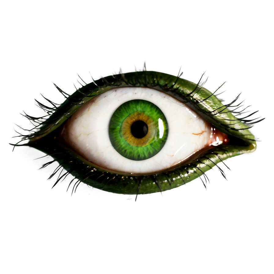 Deep Green Eye Detail Png Edj30