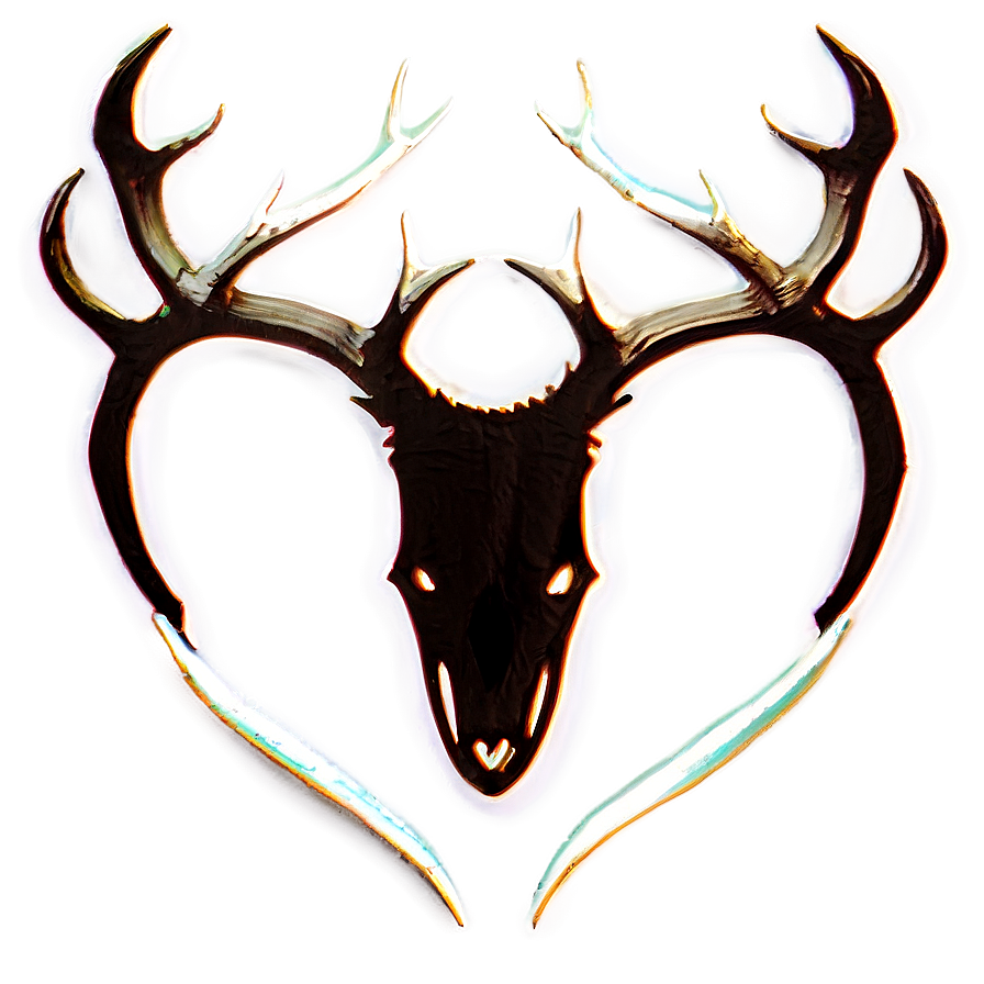 Deer Antler Silhouette Png 24