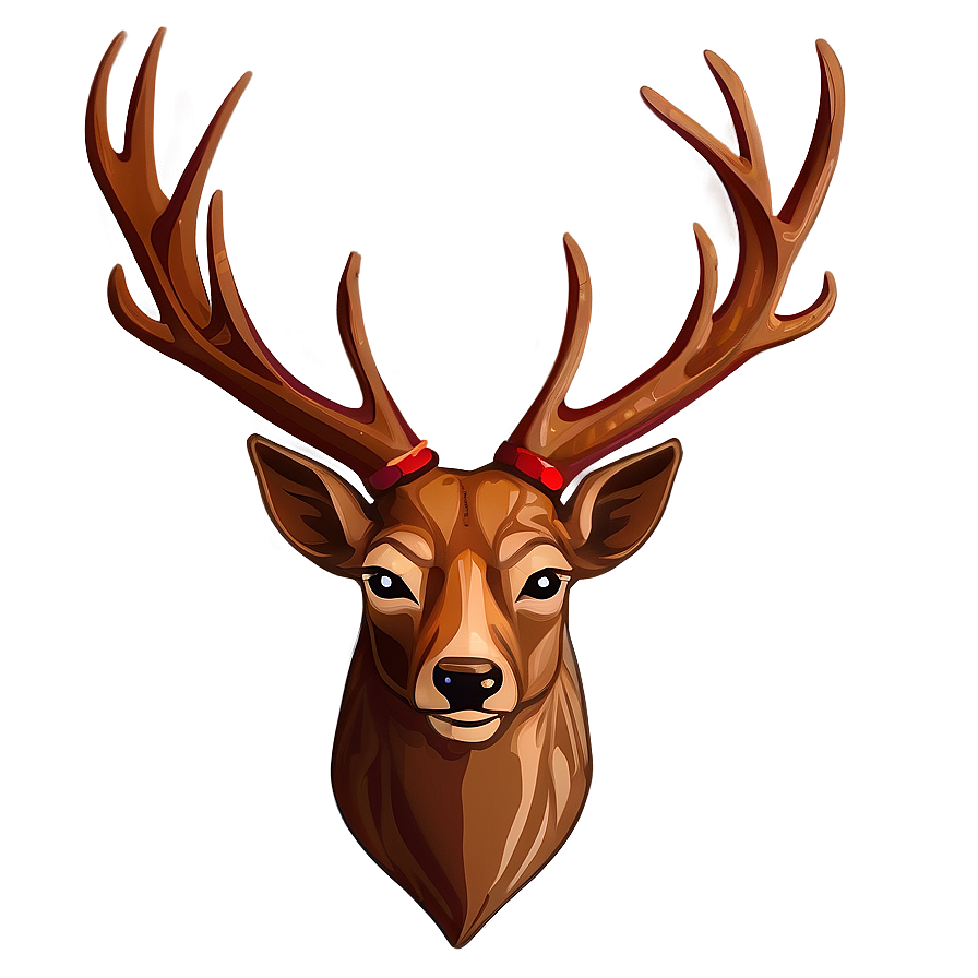 Deer Head Outline Png 05242024