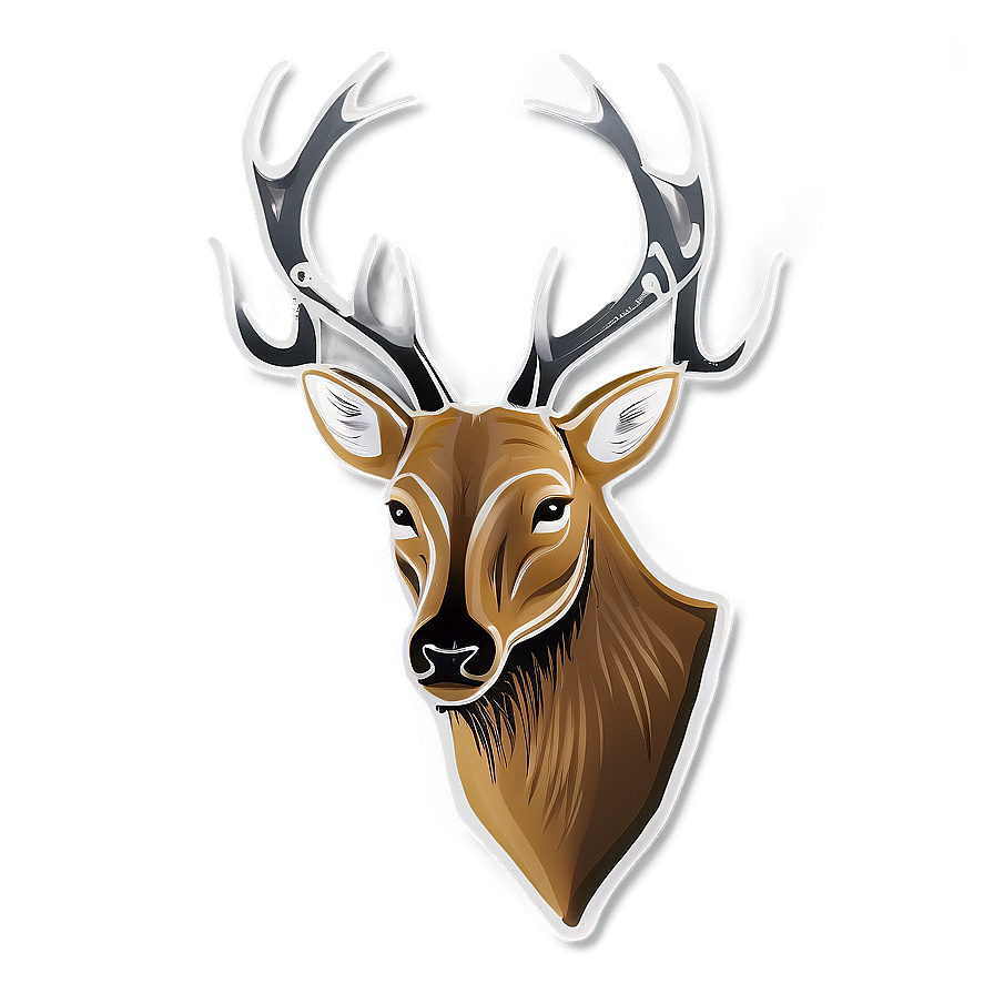 Deer Head Outline Png 7