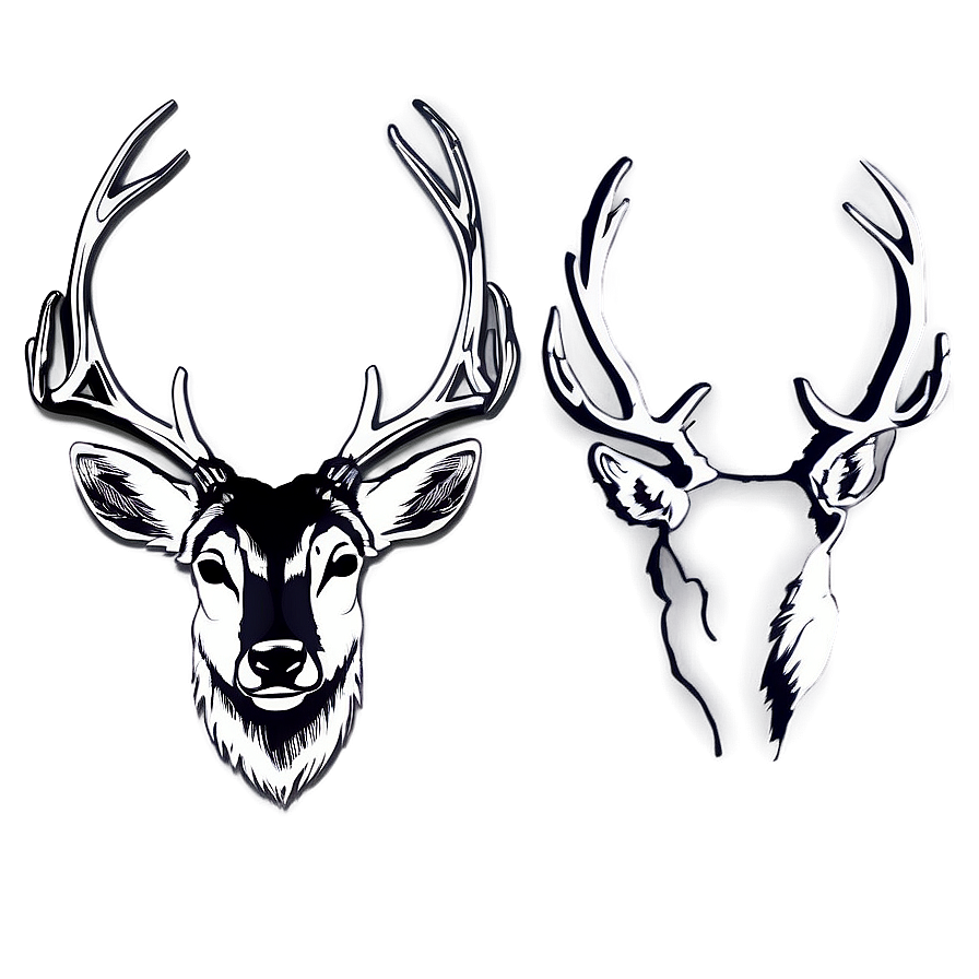 Deer Head Outline Png Hfj12