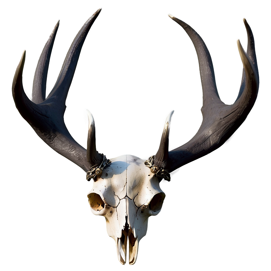 Deer Skull In Wilderness Png Kod