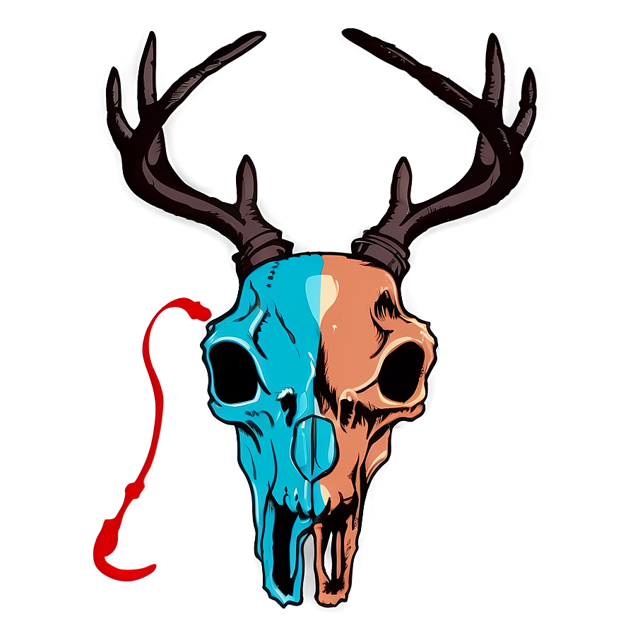 Deer Skull Silhouette Png Fox36