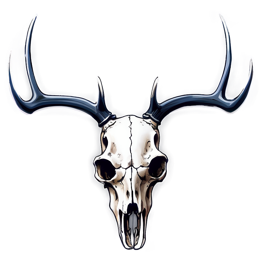 Deer Skull With Antlers Png Cau18