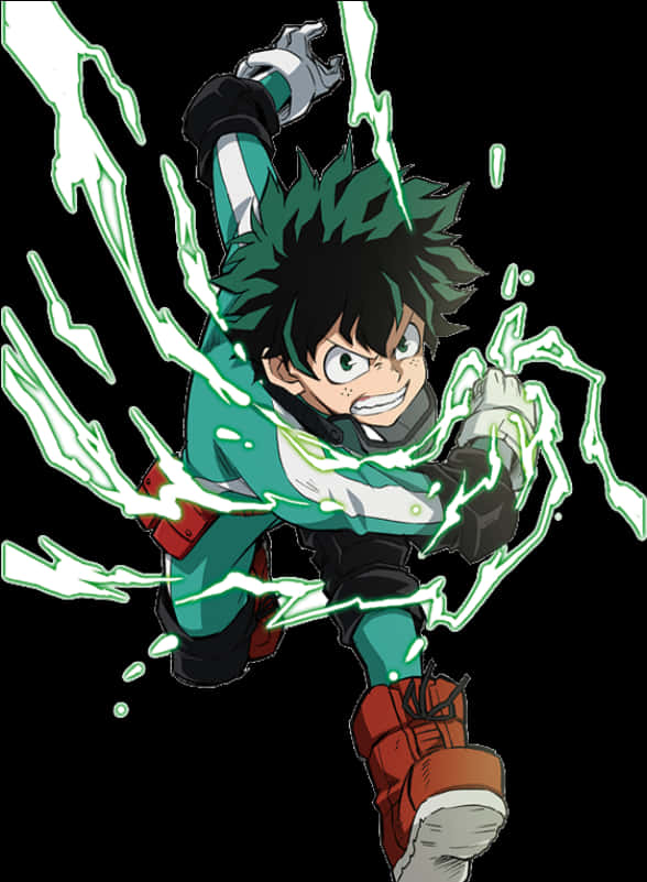 Deku Full Cowl Energy Burst