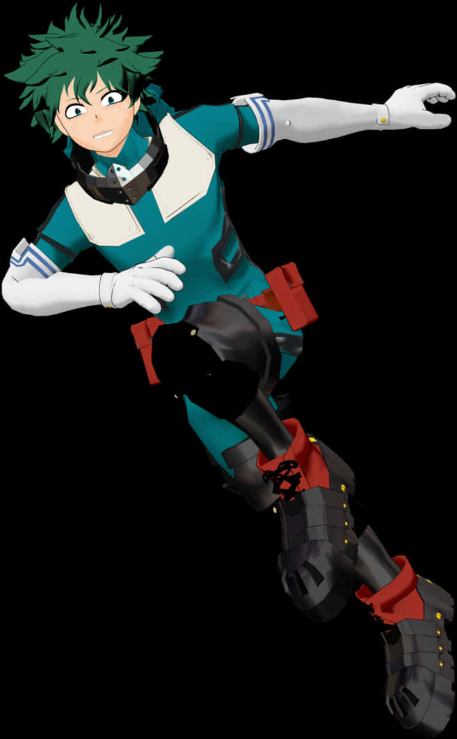 Deku Hero Pose