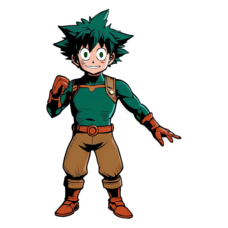 Deku Hero Pose Png 99