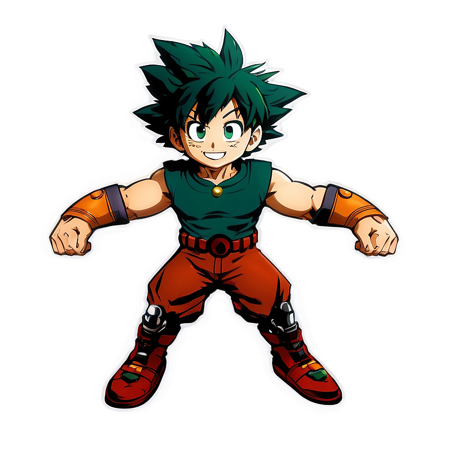 Deku Hero Pose Png Fwy39