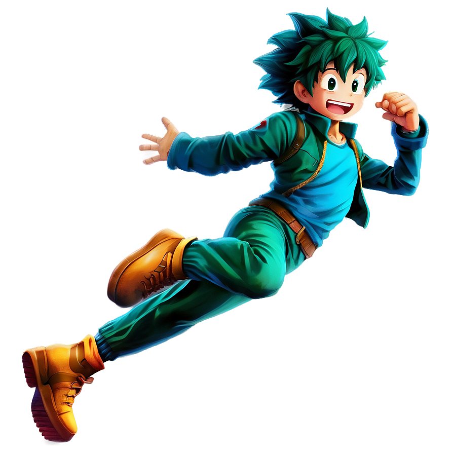 Deku Jumping Png 05062024