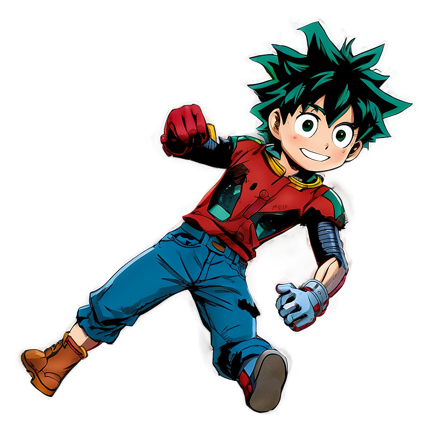 Deku Saving Someone Png 05062024