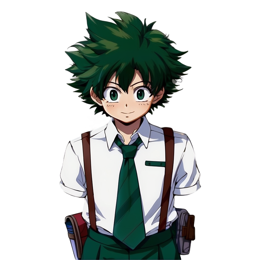 Deku School Uniform Png Fle60