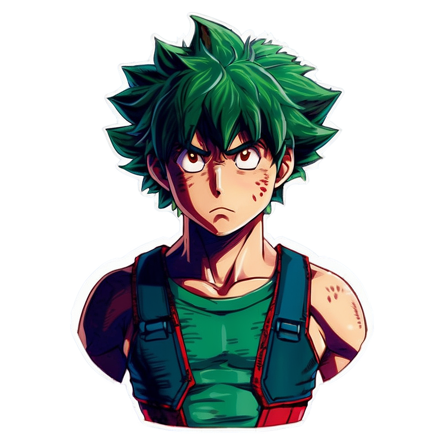 Deku Serious Look Png Qth52