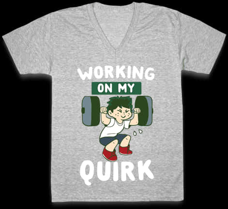 Deku Working On My Quirk T Shirt