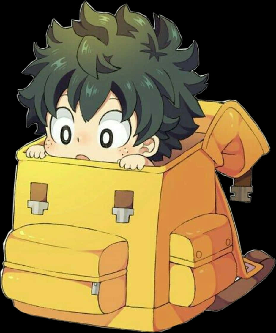 Dekuin School Bag Illustration