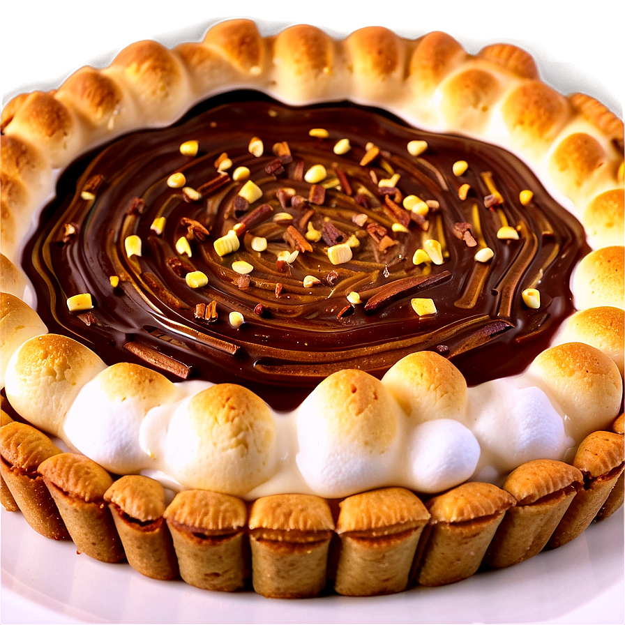 Delectable S'mores Pie Png Atq5