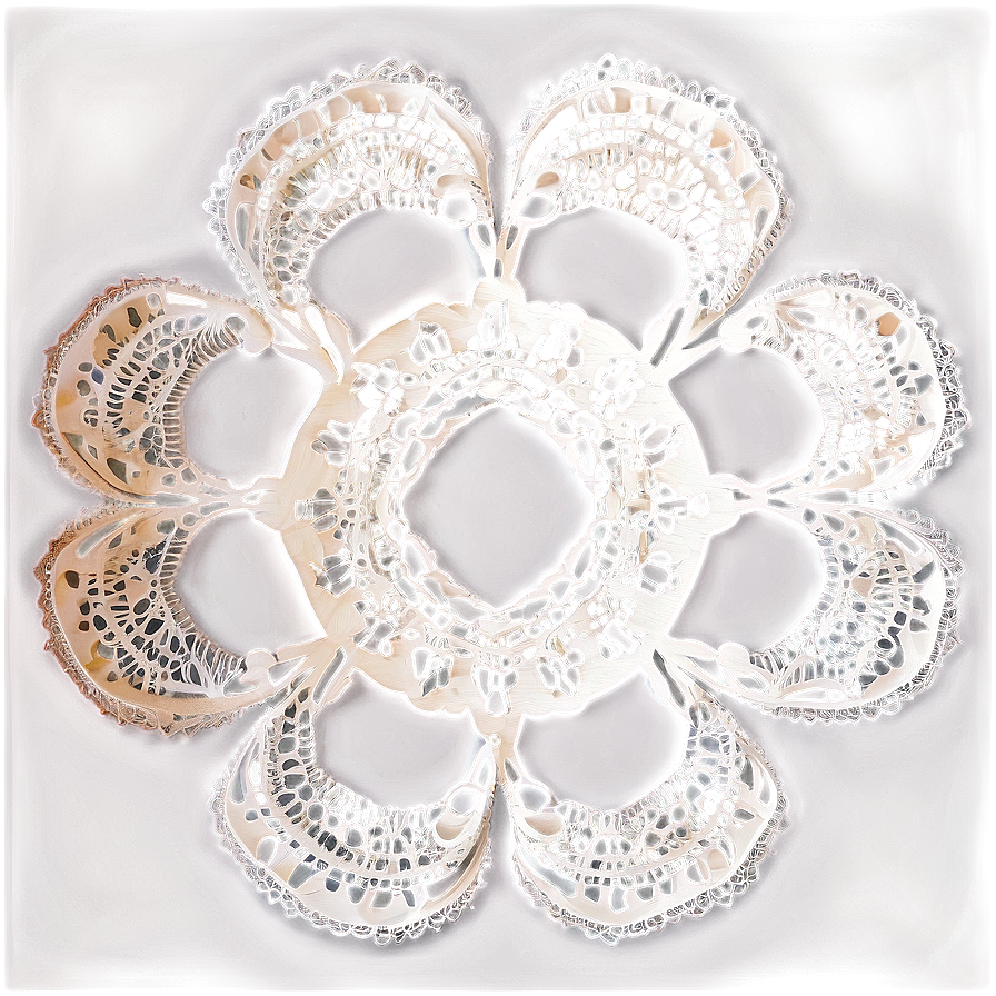 Delicate Paper Doily Png 80