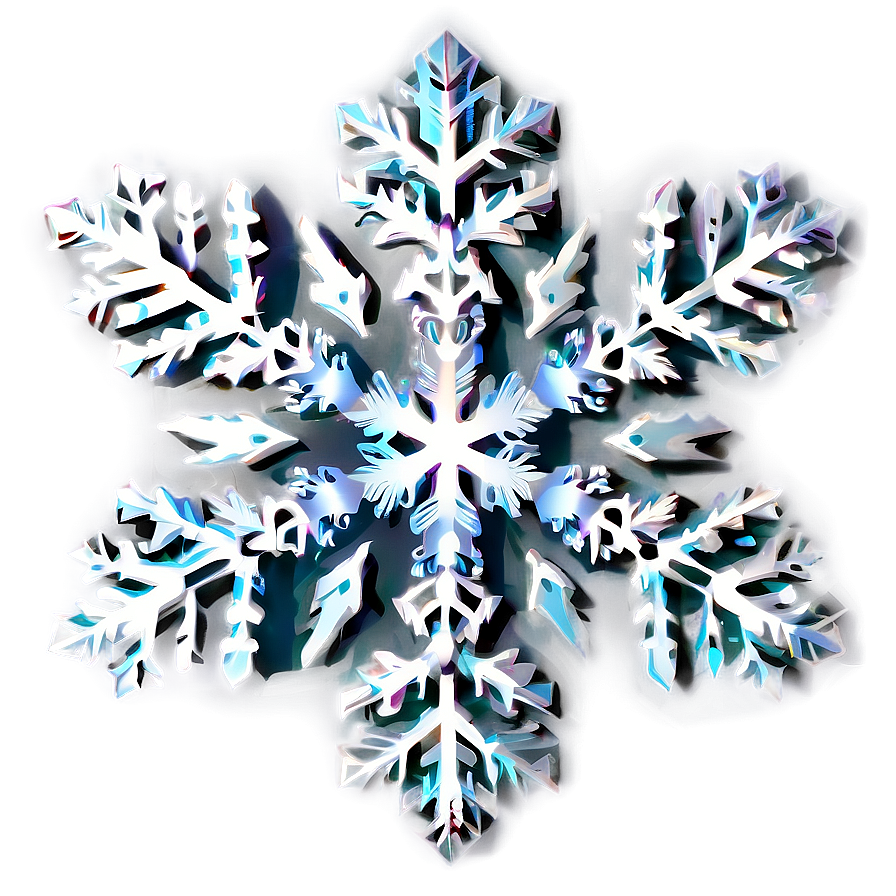 Delicate Snowflake Silhouette Png 05252024