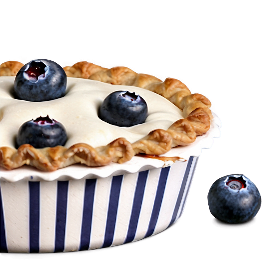 Delicious Blueberry Pie Png Xje17